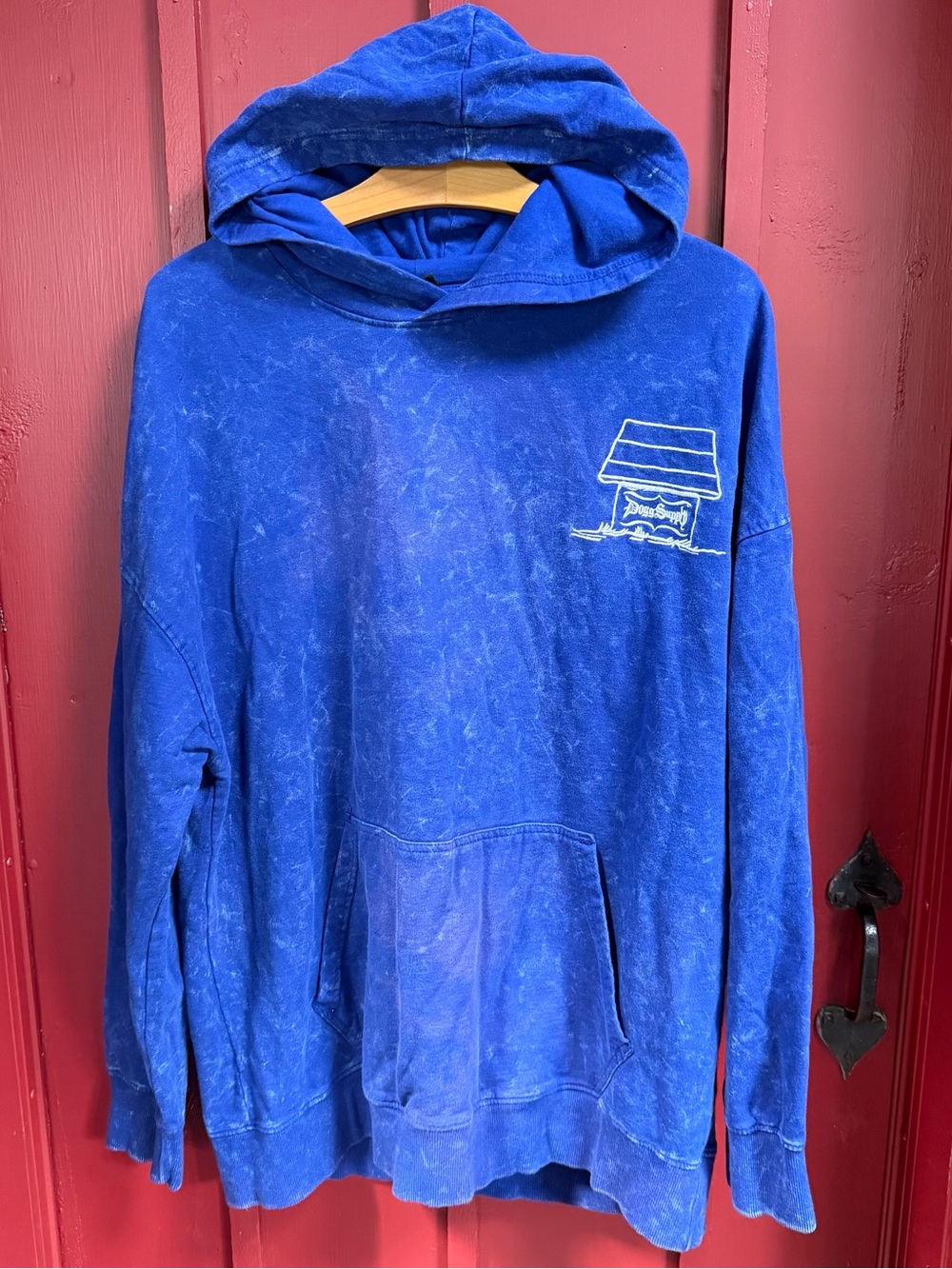 Dogg Supply By Snoop Dogg Hoodie Acid Wash Lightweight Sweatshirt